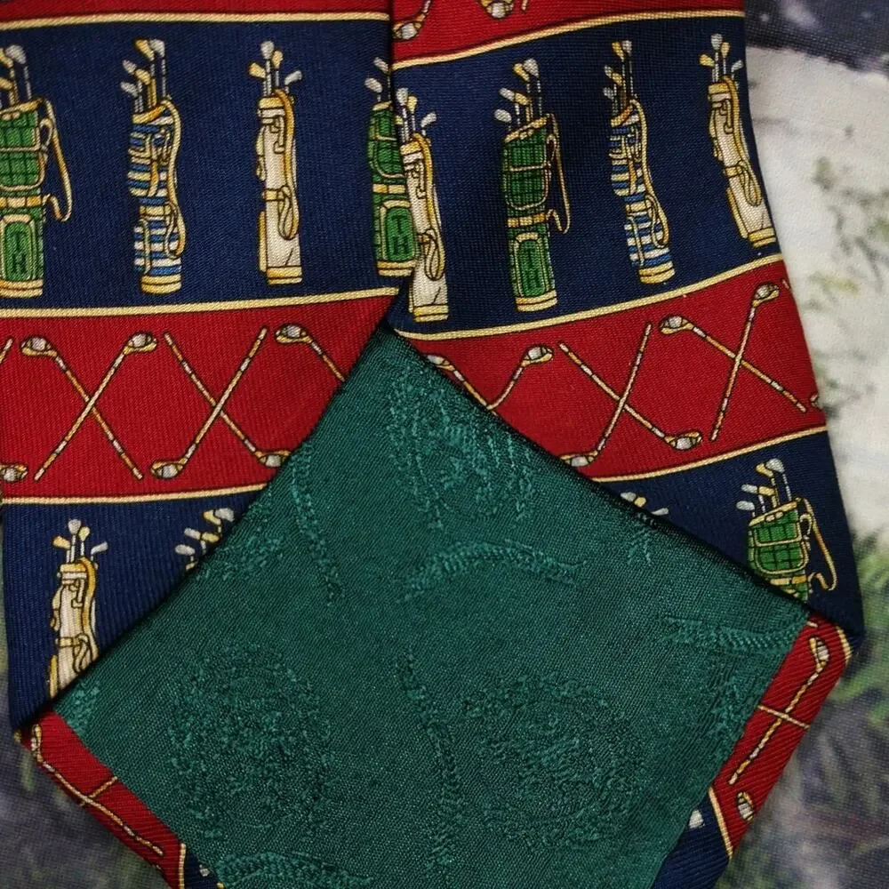 Mens Traditional Sport Silk Tie Collection Hilfiger Jack Nicholas Golf Hunt Club
